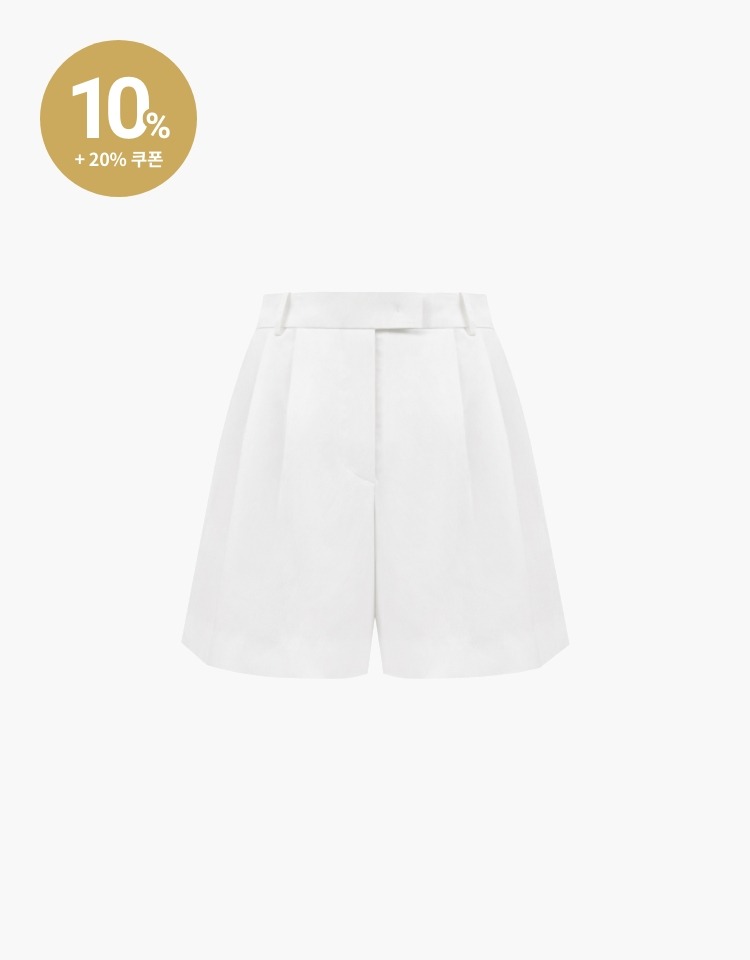[다송이송송 PICK]bermuda half pants - white