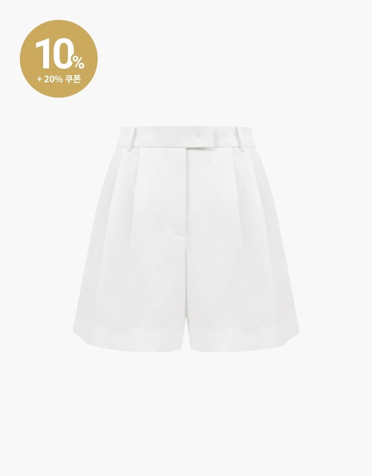 [다송이송송 PICK]bermuda half pants - white