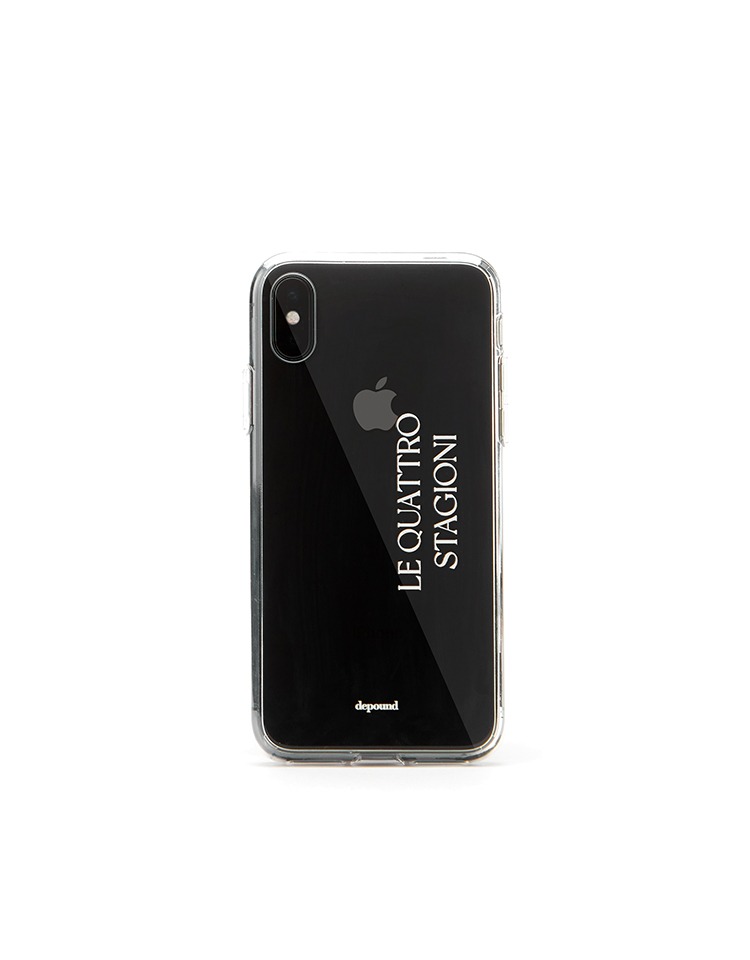 [homepage exclusive] clear phonecase (vertical S)