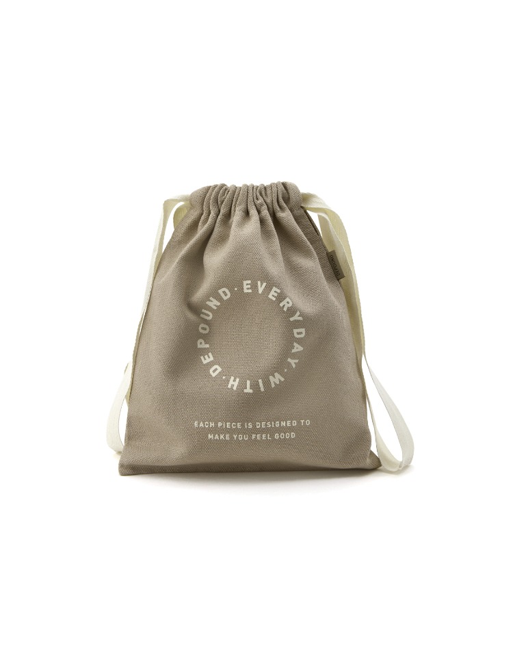 [homepage exclusive] single pouch (M) - beige
