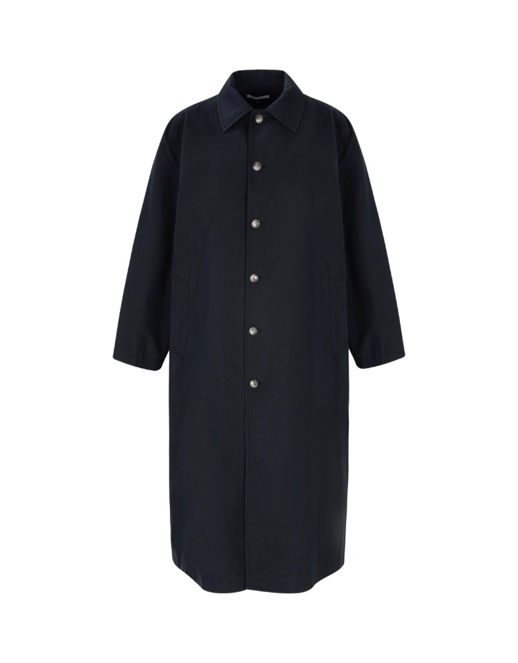 [EXCLUSIVE]single trench coat (navy)