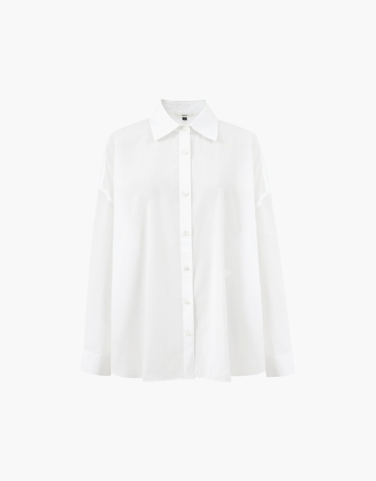 [강민경/김다미 착용]oversized shirts - white