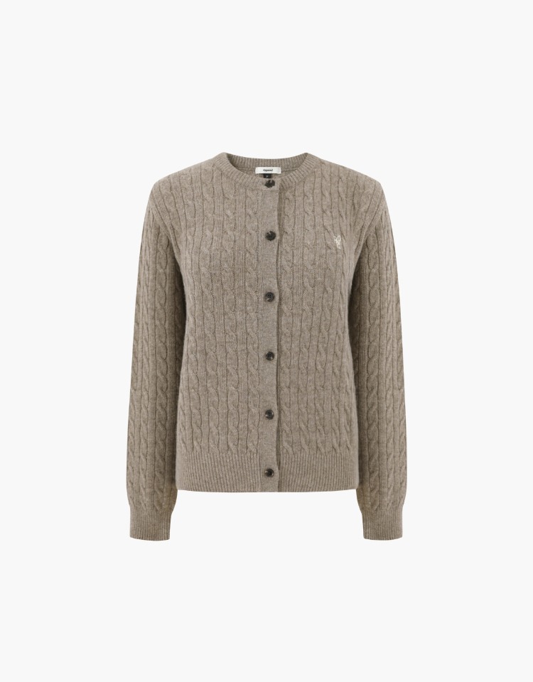 [EVENT 9/18~9/25]dpwd cable cardigan - oatmeal