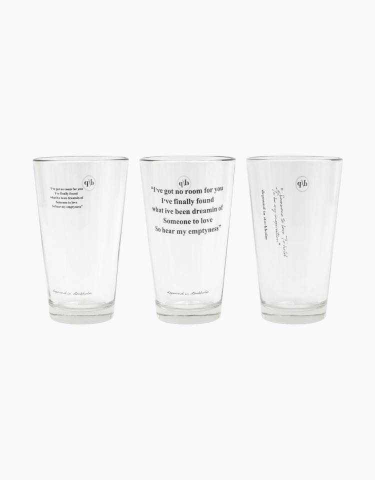 [homepage exclusive] LOVE glass (3type)