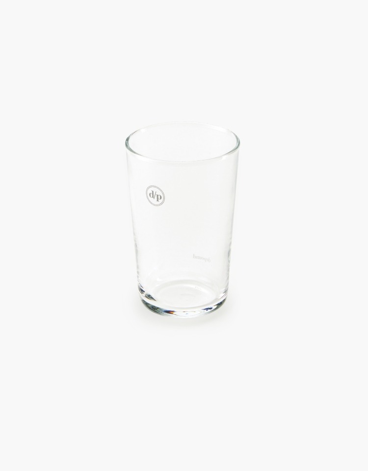[homepage exclusive] d/p logo slim glass - white