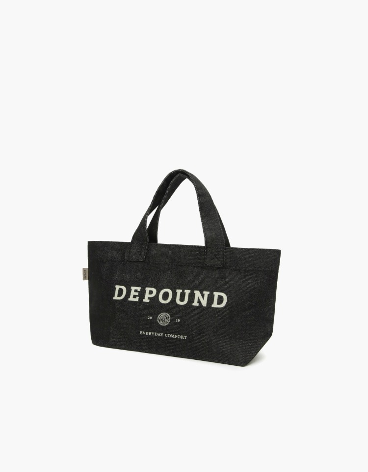 voyage bag (S) - black denim