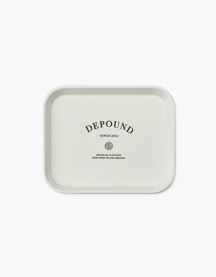 [EXCLUSIVE]classic logo tray (ivory)