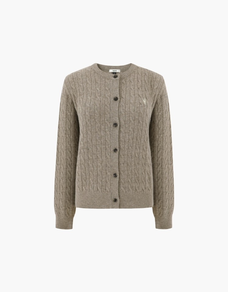 dpwd cable cardigan (oatmeal)