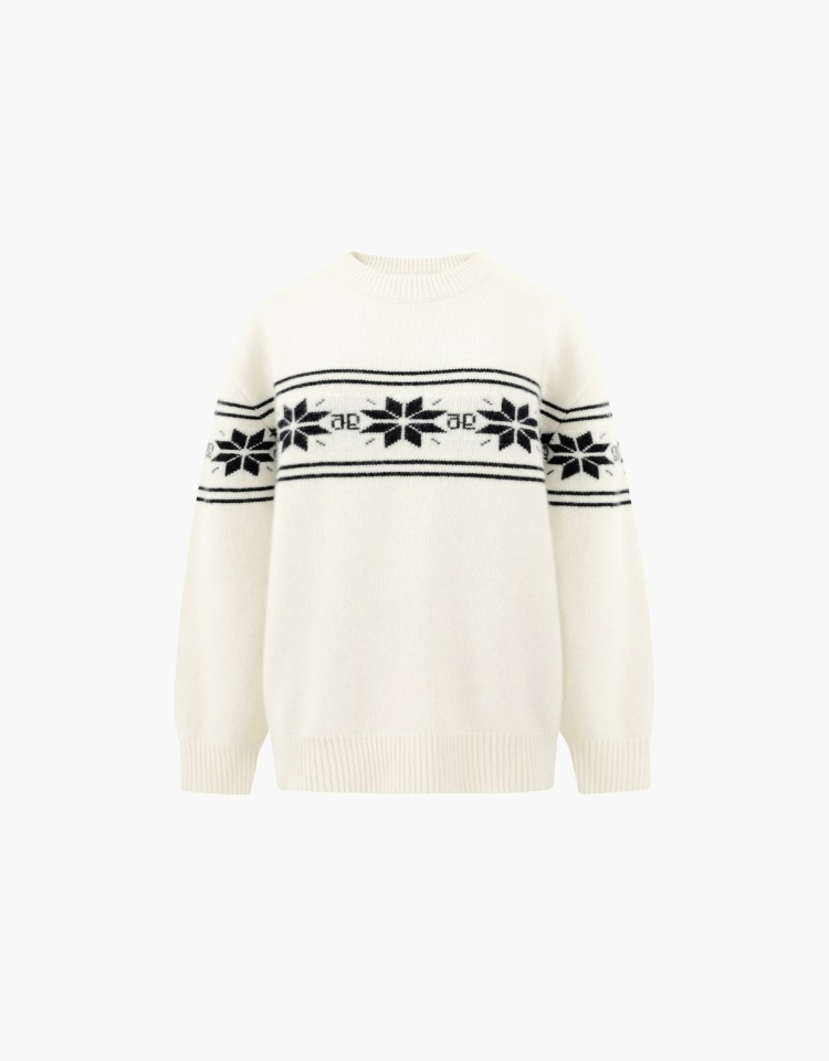 snowflake pullover (ivory)