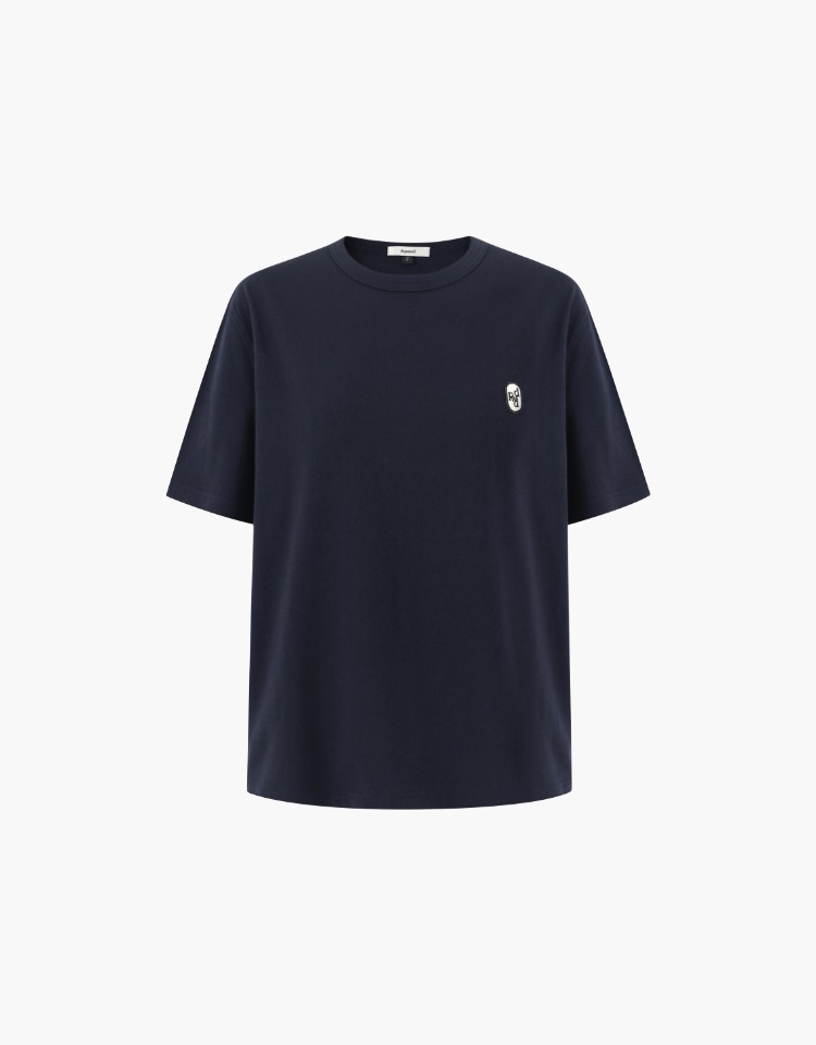 [예약배송 3/30]standard wappen t-shirt - navy