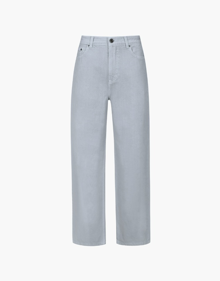 color dyeing pants - ash gray