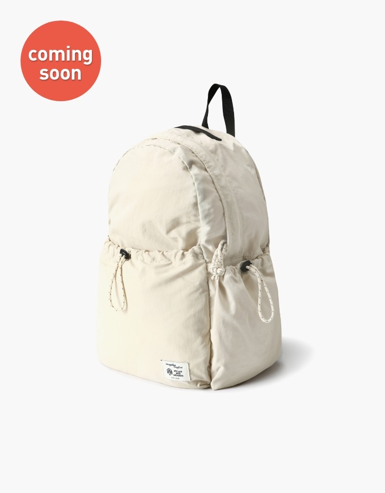 [6/7 11am OPEN]travel backpack - light beige