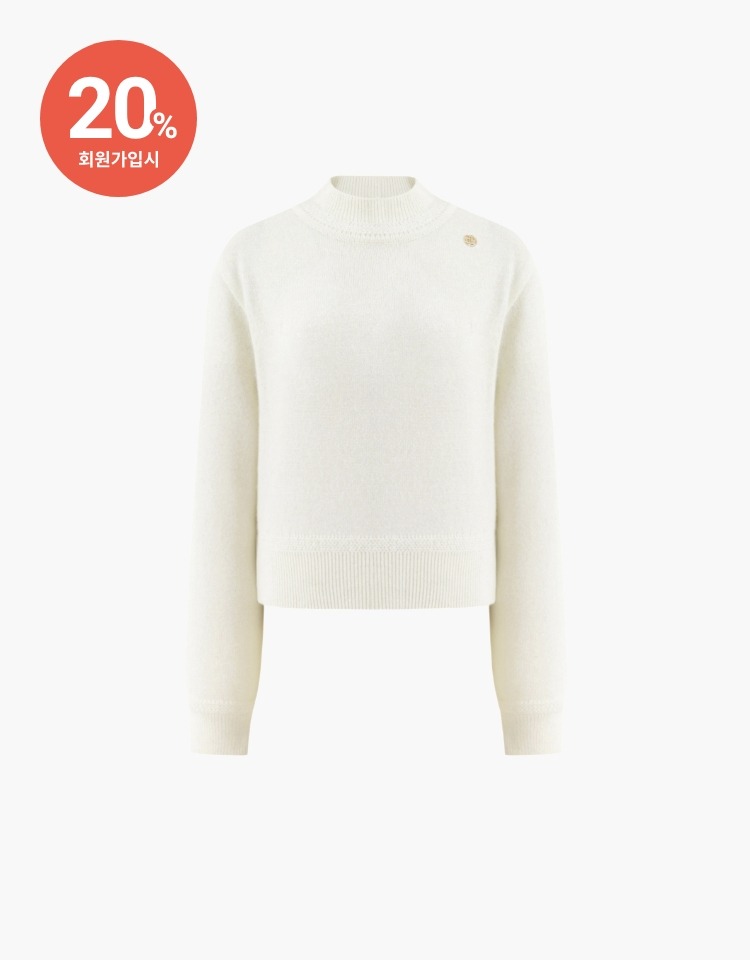[PRE-ORDER 9/18~9/25]charming pullover - ivory