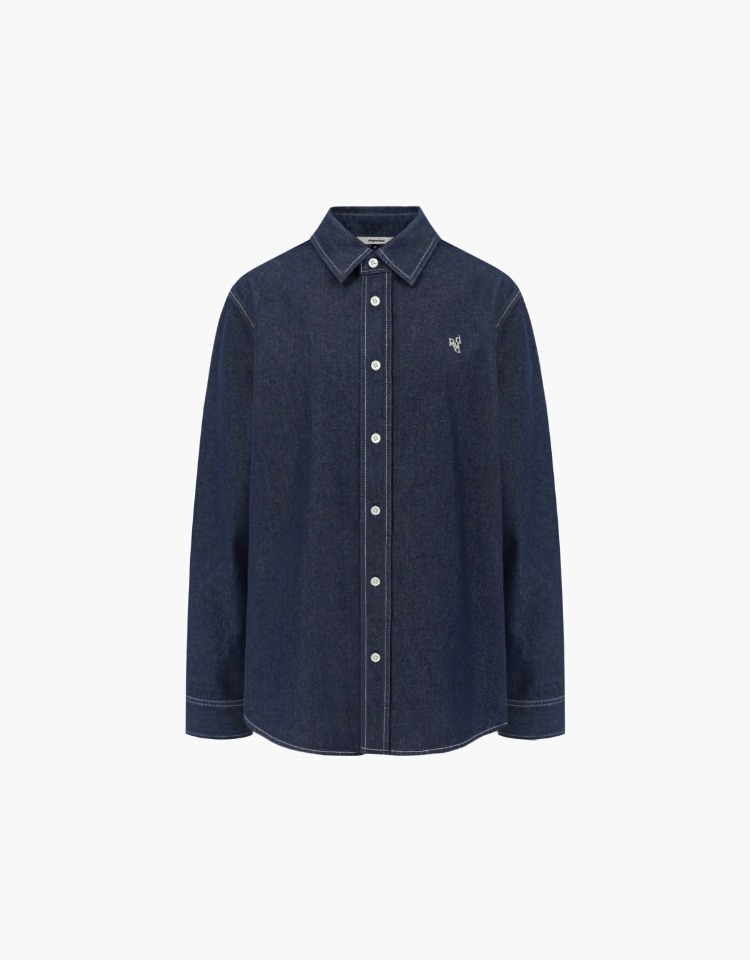 [예약배송 3/12]standard denim shirts - indigo