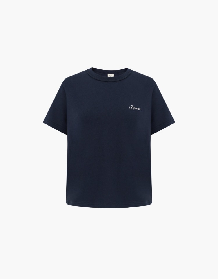 [예약배송 4/5]logo standard t-shirt - navy